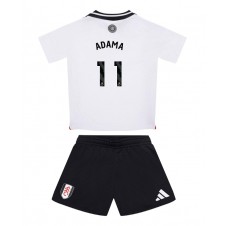 Fulham Adama Traore #11 Hemmaställ Barn 2024-25 Korta ärmar (+ Korta byxor)